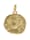 trendor Sternzeichen-Anhänger Krebs 585 Gold 16 mm, gold