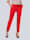 Alba Moda Hose mit Gürtelschlaufen, Rot
