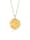 Elli Halskette Sternzeichen Jungfrau Münze 925 Silber, Gold