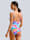 Badeanzug in sommerlichem Farbverlauf