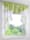 Webschatz Kleinfenster Gardine, Jenny, Grün