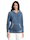 AMY VERMONT Sweatshirt met pailletten, Jeansblauw