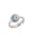 Celesta Ring 925/- Sterling Silber sy. Blautopas blau Glänzend, Silbergrau