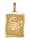 Diemer Gold Pendentif avec signe du zodiaque "Cancer" en or jaune 585, Coloris or jaune