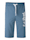 BABISTA Bermuda en molleton à inscription tendance, Bleu jean