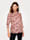 MONA Bluse mit abnehmbarem Schluppe, Rosé/Mauve
