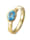 Acalee Damenring Gold 333 / 8K Topas Swiss Blau, blau