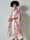 Angel of Style Kimono-Bluse mit floralem Druck, Weiß/Multicolor