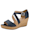 Sandaletter med kilklack, Marinblå