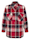 MIAMODA Košeľová bunda s módnym káro vzorom, Červená/Modrá/Biela