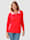 Paola Sweat-shirt à détails rayés, Rouge