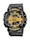 Casio Herren-Uhr Chronograph, Schwarz/Gelbgoldfarben