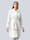 Alba Moda Trenchcoat mit kleinen Schleifen am Ärmel, Off-white