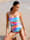 Féraud Badeanzug in sommerlichem Farbverlauf, Blau