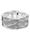 CAI Ring 925/- Sterling Silber ohne Stein oxidiert, weiß