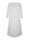 Robe avec fond de robe de coloris blanc à fine bretelles réglables