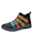 Gemini Kurzstiefelette mit verstellbaren Zierschnallen, Schwarz/Multicolor