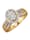Amara Diamant Damenring mit Brillanten, Gelbgoldfarben
