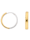 1001 Diamonds 1 Paar  585 Weißgold Ohrringe / Creolen Ø 18,5 mm, silber