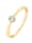 CHRIST C-Collection Damen-Damenring 375er Gelbgold 7 Diamant, gelb