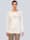 Alba Moda Pullover mit dekorativen Steinchen, Ecru