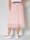 Angel of Style Tylová sukňa v modernej dĺžke, Ružová