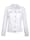 AMY VERMONT Jeansjacke mit Druck im Rückteil, Weiß/Multicolor