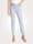 MONA Trousers with a partially elasticated waist from size 18, Light Blue