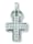 One Element Kreuz Anhänger Kreuz aus 925 Silber und Zirkonia, silber
