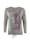 Hajo Leichtsweatshirt Blousonform, graumelange