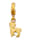 Einhänger-Widder in Gelbgold 375, Gelbgoldfarben