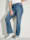 MIAMODA Jeans med utsvängda ben, Blue stone