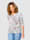 Paola Shirt mit grafischem Alloverdruck, Weiß