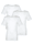 HERMKO Unterhemden mit Halbarm, Weiß