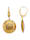 Amara Or Boucles d'oreilles en or jaune 585, Coloris or jaune