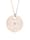 Elli Halskette Münze Boho Ornament 925 Sterling Silber, Rosegold