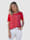 basically you Shirt met klein opschrift, Rood/Wit