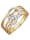 Diemer Diamant Damenring mit 25 Brillanten, Gelbgoldfarben