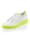 Alba Moda Sneaker mit Neonsohle, Weiß/Neongelb