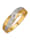 Damenring mit Diamant in Gelbgold 375, Bicolor