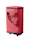 HELU XXL-Kühltasche mit Rollen, Fassungsvermögen ca. 30 Liter, Rot