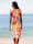 Plážové šaty s pestrou kvetinovou potlačou