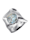 Roman Glass Damenring in Silber 925, Silberfarben
