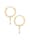 Ohrringe Creolen Smiley Emoji Plättchen Trend 925 Silber