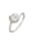 ZEEme Ring 925/- Sterling Silber Zirkonia weiß Rhodiniert, weiß