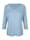 Paola Shirt mit attraktivem Ausschnitt, Hellblau