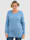 basically you Pullover mit Strickmuster, Himmelblau