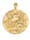 Pendentif Lion en argent 925, doré, Coloris or jaune