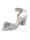 Alba Moda Sandalette aus weichem Ziegenveloursleder, Grau