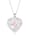 Elli Premium Halskette Herz Zirkonia Verspielt 925 Sterling Silber, Rosa